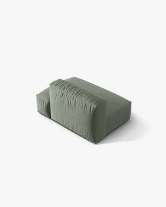 MODUL CANAPEA/COLTAR MARTINA, 133X106 CM, PE DREAPTA, VERDE MUSCHI, TAPITAT CU TAPITERIE DIN TEXTIL STRUCTURAT BOSTON, MICADONI - Img 3