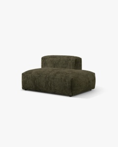 MODUL CANAPEA/COLTAR MARTINA, 133X106 CM, PE DREAPTA, VERDE MUSCHI, TAPITAT CU TAPITERIE DIN TEXTIL COORDOI TILIA, MICADONI - Img 2