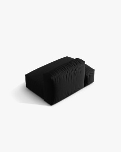 MODUL CANAPEA/COLTAR MARTINA, 133X106 CM, PE STANGA, NEGRU, TAPITAT CU TAPITERIE DIN TEXTIL STRUCTURAT BOSTON, MICADONI - Img 3