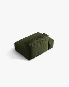 MODUL CANAPEA/COLTAR MARTINA, 133X106 CM, PE STANGA, VERDE, TAPITAT CU TAPITERIE DIN TEXTIL STRUCTURAT BOSTON, MICADONI - Img 3