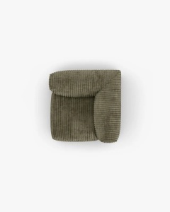 MODUL CANAPEA/COLTAR MARTINA, 76X98 CM, VERDE MUSCHI, TAPITAT CU TAPITERIE DIN TEXTIL CORDOI TILIA, MICADONI - Img 4