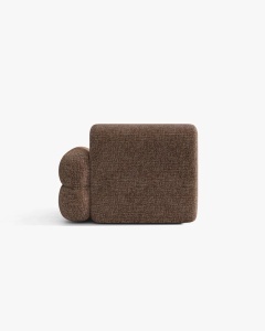 MODUL CANAPEA/COLTAR NEO, PE DREAPTA, MARO, 110X100 CM, TAPITAT CU TAPITERIE DIN TEXTIL CHENILLE SILENCIO, MICADONI - Img 4