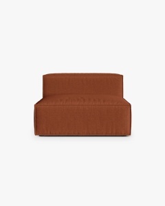 MODUL CANAPEA/COLTAR NURIA CARAMIZIU, 120X110 CM, TAPITAT CU TAPITERIE DIN TEXTIL STRUCTURAT LIBERTY, MICADONI