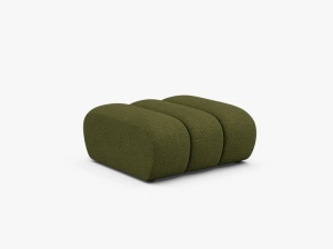 MODUL CANAPEA LUPIN, 87X90, VERDE MASLINIU INCHIS, CU TAPITERIE DIN TEXTIL BOUCLE BALOO, MICADONI - Img 2