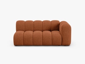 MODUL CANAPEA LUPIN, PE DREAPTA, 173 CM, CARAMIZIU, CU TAPITERIE DIN TEXTIL CHENILLE EDEN, MICADONI