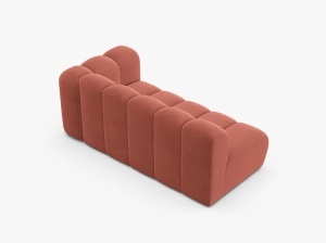 MODUL CANAPEA LUPIN, PE DREAPTA, 173 CM, CORAI, CU TAPITERIE DIN TEXTIL CATIFEA SALVADOR, MICADONI - Img 3