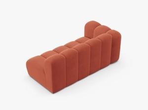 MODUL CANAPEA LUPIN, PE STANGA, 173 CM, CORAI, CU TAPITERIE DIN TEXTIL CATIFEA VENUS, MICADONI - Img 3