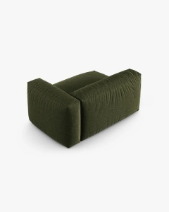 MODUL COLTAR/CANAPEA MARTINA, 120X160 CM, PE DREAPTA, ADANCIME SCAUN 90 CM, VERDE, TAPITAT CU TAPITERIE DIN TEXTIL STRUCTURAT BOSTON, MICADONI - Img 3