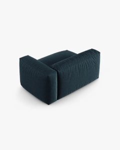 MODUL COLTAR/CANAPEA MARTINA, 120X160 CM, PE DREAPTA, ADANCIME SCAUN 90 CM, BLUE JEANS, TAPITAT CU TAPITERIE DIN TEXTIL STRUCTURAT BOSTON, MICADONI - Img 3