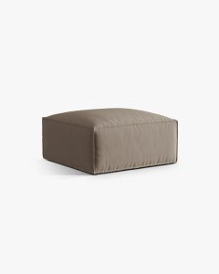 MODUL COLTAR/CANAPEA NURIA GRI CALD, 85X85 CM, TAPITAT CU TAPITERIE DIN TEXTIL CATIFEA PARIS, MICADONI - Img 2