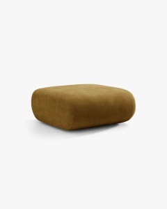 MODUL COLTAR NEO, GALBEN MUSTAR, 85X60 CM, TAPITAT CU TAPITERIE DIN TEXTIL CHENILLE GOLD, MICADONI - Img 2