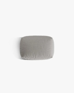 MODUL POUF CANAPEA/COLTAR MARTINA, 103X73 CM, GRI DESCHIS, TAPITAT CU TAPITERIE DIN TEXTIL STRUCTURAT BOSTON, MICADONI - Img 3