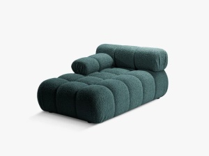 MODUL SEZLONG COLTAR BELLIS, PE STANGA, BENZINA, CU TAPITERIE DIN TETIL BOUCLE ROLF, MICADONI - Img 2