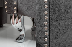 NOPTIERA 45CM, EXTRAVAGANCIA, COD 39356, GRI, STIL MODERN - Img 5