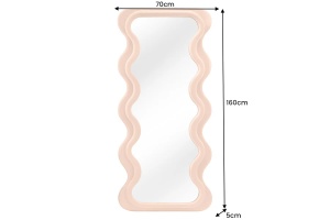 OGLINDA DE PERETE, CURVY 160CM, ORANGE, ARTIM GROUP SELECTION - Img 4