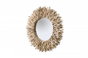 OGLINDA DECORATIVA 80CM, RIVERSIDE, NATURAL, COD 36577, STIL RUSTIC UNICAT - Img 4