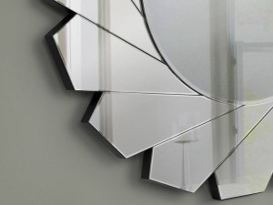 OGLINDA DECORATIVA FLAVIA 678315, ARGINTIE, DESIGN MODERN UNICAT - Img 2