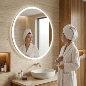 OGLINDA PENTRU BAIE, CU LED, FFJ100, 100 CM, CALITATE SUPERIOARA - Img 3