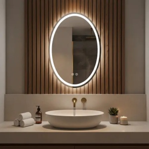 OGLINDA PENTRU BAIE, CU LED, MARCO 50X70 CM, CALITATE SUPERIOARA - Img 2
