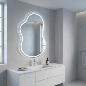 OGLINDA PENTRU BAIE, CU LED, UNO, 80X55CM, CALITATE SUPERIOARA - Img 4
