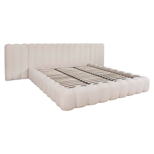 PAT 180X210 CUPIDON CREAM FANCY, 214117, CONFECTIONAT DIN LEMN MASIV DE PIN, POLIESTER SI SPUMA, CREM, STIL MODERN