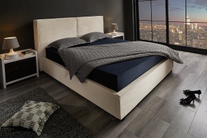 PAT CU SPATIU DE DEPOZITARE, ROCCO 180X 200CM, MATERIAL RAIAT, CULOARE CREM, ARTIM GROUP SELECTION