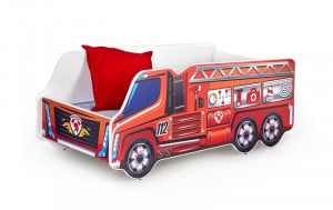 PAT PENTRU CAMERA COPII FIRE TRUCK DESIGN MODERN HALMAR