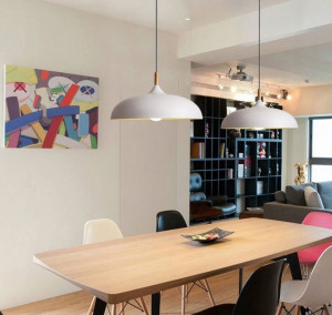 PENDUL ANZO WHITE, 18x45/100 cm, ALB, DIN ALUMINIU DE INALTA CALITATE, STIL MODERN, TU - Img 3