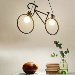 PENDUL BICYCLE APP216-2CP, 68x43 cm, NEGRU, DIN OTEL SI METAL DE INALTA CALITATE, STIL MODERN, TU - Img 6