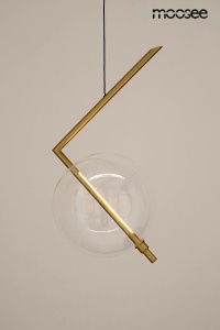 PENDUL ECHO, CONFECTIONAT DIN STICLA SI METAL, STIL MODERN - Img 2