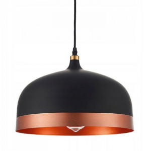 PENDUL FOX BL / R.GOLD APP194-1CP, NEGRU SI ROZ AURIU, 30x119 cm, DIN ALUMINIU, STIL MODERN, TU - Img 2
