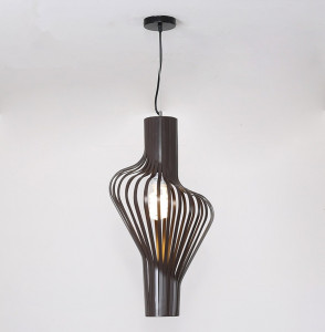 PENDUL GEOMETRIC BLACK APP484-1CP, 28X53.5 cm, NEGRU SI MARO, DIN METAL, STIL MODERN, TU - Img 3
