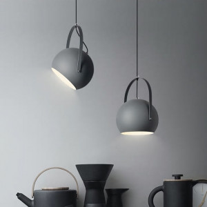 PENDUL GREY SPHERE APP295-1CP, 20x28 cm, GRI, DIN METAL, STIL MODERN, TU - Img 2