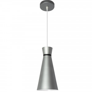 PENDUL KONA B GRAY APP099-1CP, 12x125 cm, GRI ARGINTIU, DIN ALUMINIU, STIL MODERN, TU