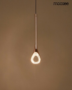 PENDUL MOOSEE VUELO, CUPRU, CONFECTIONAT DIN ALUMINIU SI ACRIL, DESIGN MODERN ELEGANT - Img 2