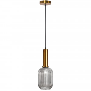 PENDUL TRANSPARENT APP457-1CP, 20X14 cm, TRANSPARENT, DIN STICLA SI METAL, STIL MODERN, TU - Img 2