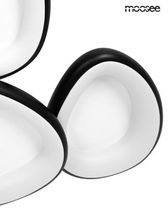 PLAFONIERA AREA 3, NEAGRA, CONFECTIONATA DIN METAL, POLIPROPILENA SI ACRIL, STIL MODERN - Img 5