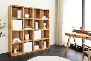 RAFT/ORGANIZATOR, IRON CRAFT160X 156CM, LEMN DE MANGO, CULOARE NATUR, ARTIM GROUP SELECTION - Img 6