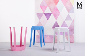 SCAUN ALB , CONFECTIONAT DIN POLIPROPILENA CALMAR STIL MODERN - Img 4