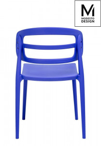 SCAUN ALBASTRU INCHIS DIN POLIPROPILENA MARCUS STIL MODERN - Img 3