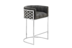 SCAUN BAR, ELEGANCE 180CM, DIN CATIFEA SI METAL, ARTIM GROUP SELECTION