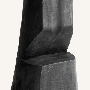 SCAUN BAR HOJA 108CM, DIN LEMN MASIV, SCULPTAT MANUAL, STIL ETNIC, VICAL HOME - Img 6