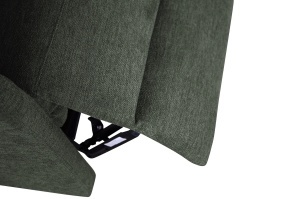 SCAUN CINEMA, HOLLYWOOD, REGLABIL ELECTRIC, REALIZAT DIN MATERIAL TEXTIL DE CULOARE VERDE, INVICTA INTERIOR - Img 7