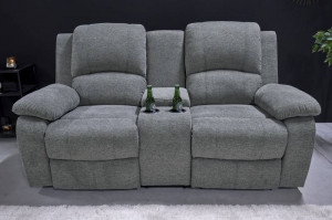 SCAUN CINEMATOGRAF, HOLLYWOOD, 2 LOCURI, DIN TEXTIL, COD 40993 - Img 3