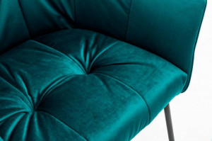 SCAUN CU BRATE, LOFT, CATIFEA TURCOAZ, COD 38861, DESIGN LOFT - Img 5