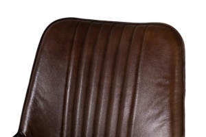SCAUN DE BAR, COD 2162, DIN PIELE NATURALA SI METAL, ARTIM GROUP SELECTION - Img 6