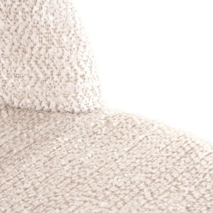 SCAUN DE BAR DELPHINE LOVELY CREAM 11, S4628, CONFECTIONAT DIN 100% POLIESTER SPUMA SI METAL, RICHMOND INTERIORS - Img 4