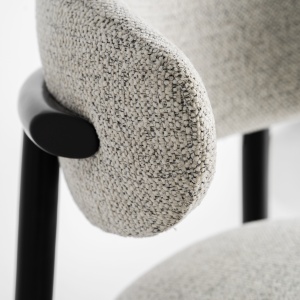 SCAUN DE BAR GLADES 107CM, DIN LEMN SI TEXTIL, STIL MODERN, VICAL HOME - Img 5