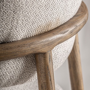SCAUN DE BAR LAIRES 96CM, DIN LEMN DE FRASIN SI TEXTIL, STIL MODERN, VICAL HOME - Img 7