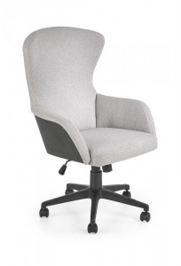 SCAUN DE BIROU DOVER GRI DESCHIS/NEGRU STIL MODERN HALMAR